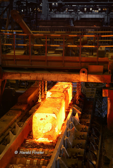 Arcelor Mittal Stahl- und Hüttenwerk: Blockstrasse