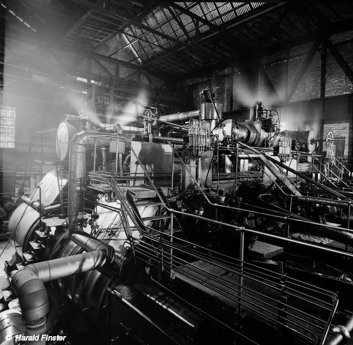 steam engine at rolling mill (Saarstahl)