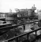 gas holders and blast furnaces