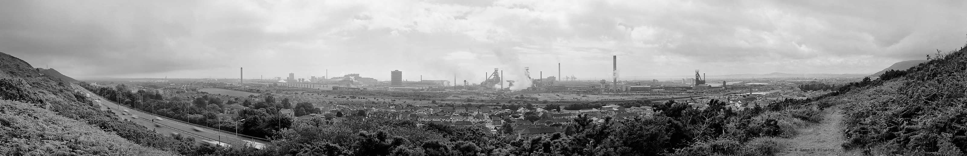 Corus "Margam Works" steel mill at Port Talbot (Wales)